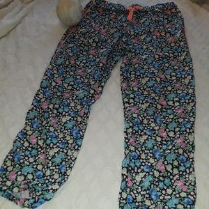 Floral pattern soft jogger pants!!!